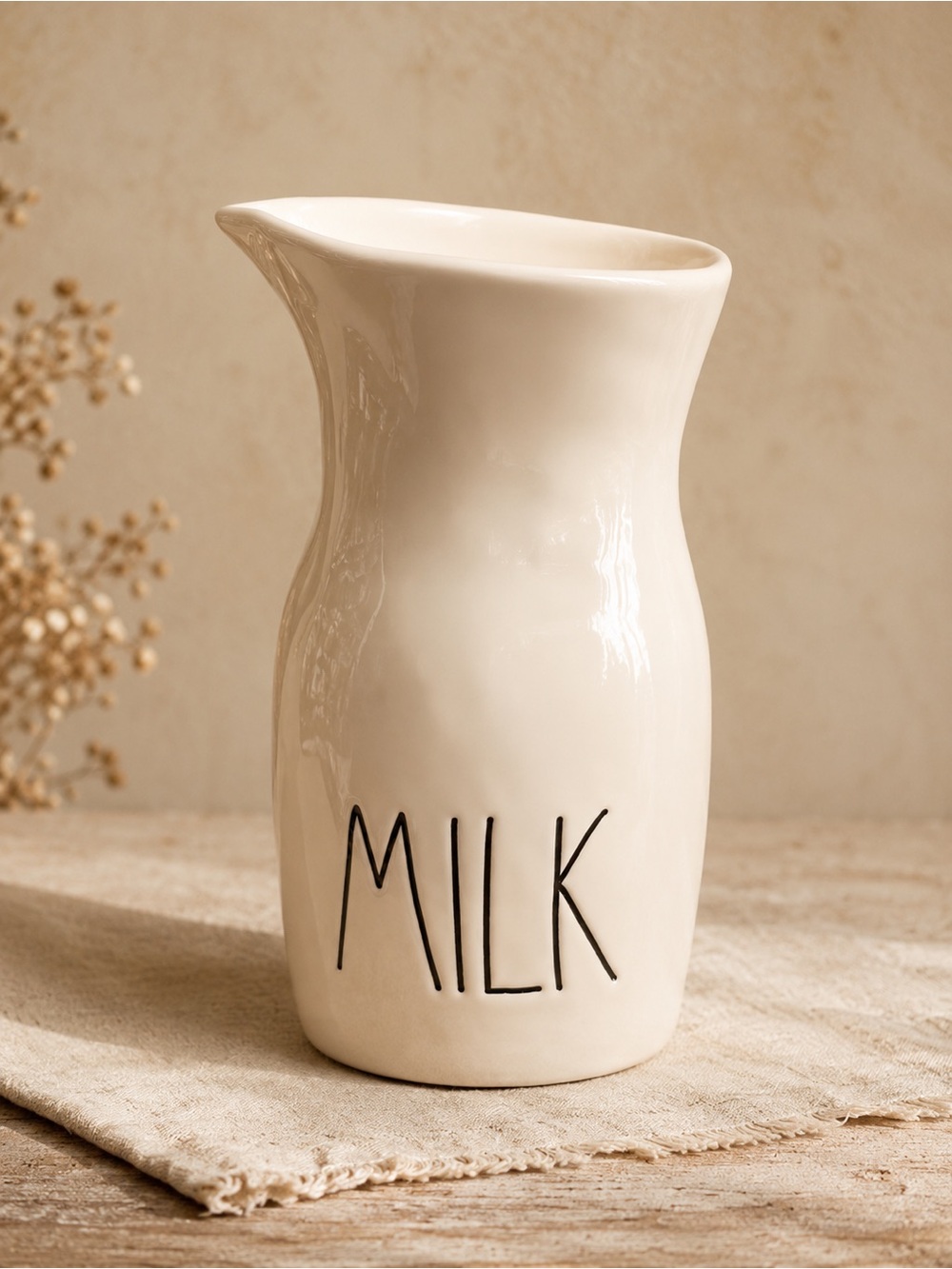 Rae‎ Dunn Creamer Milk Pitcher LL Farmhouse Kitchen Decor
